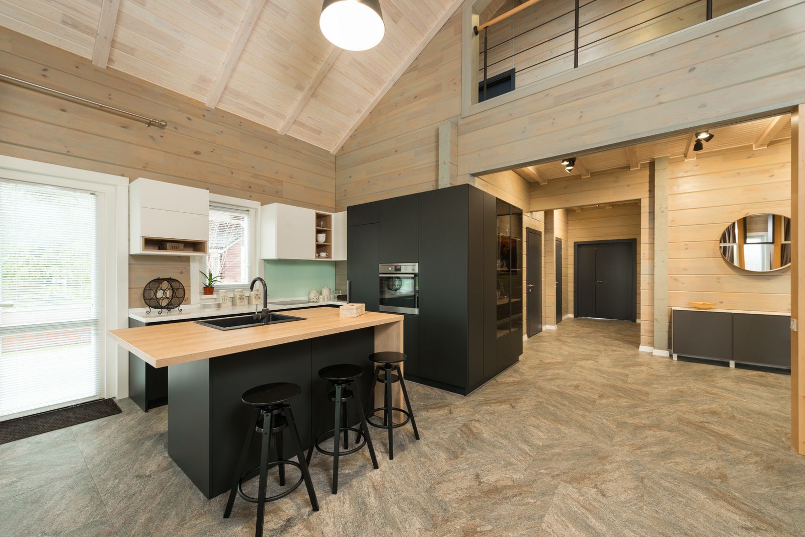 Islands and seating project photograph